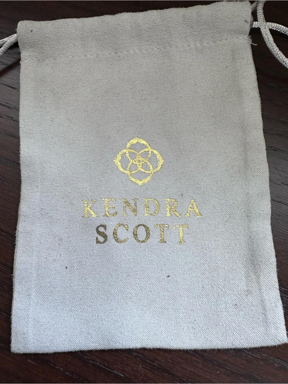 Kendra Scott Gold Necklace with Deep Blue Pendant